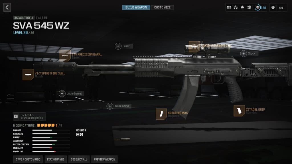 Il miglior equipaggiamento SVA 545 da usare in Warzone Season 4 Reloaded.