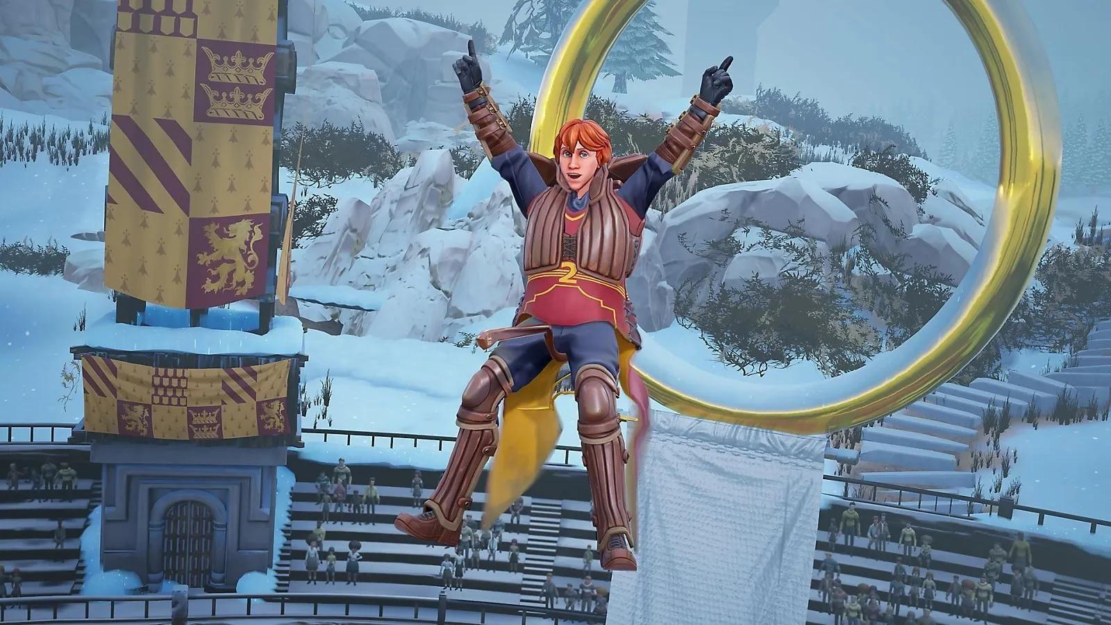 Ron, champion de Quidditch