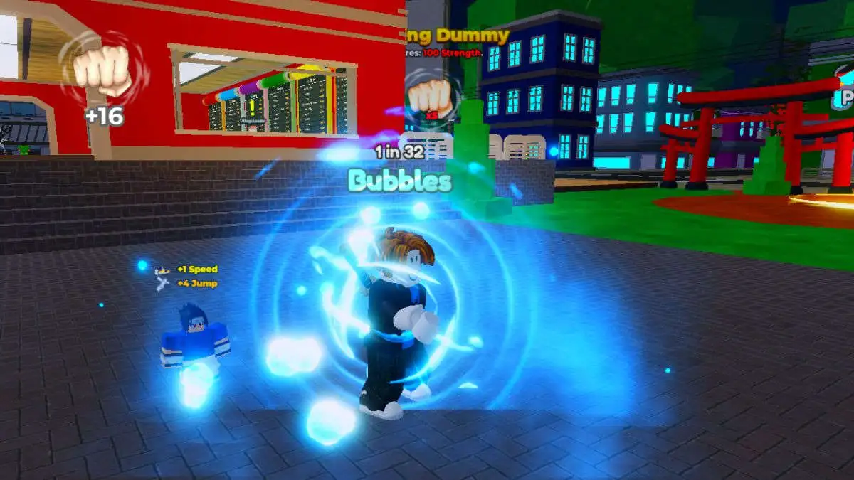 Aura de burbuja en Anime Simulator