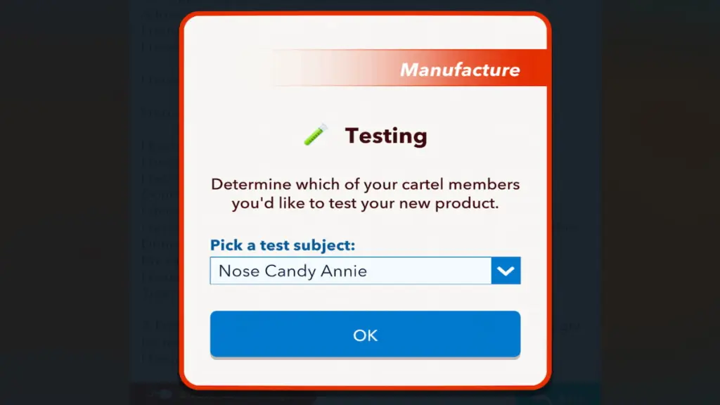 Une usine de fabrication de médicaments dans BitLife