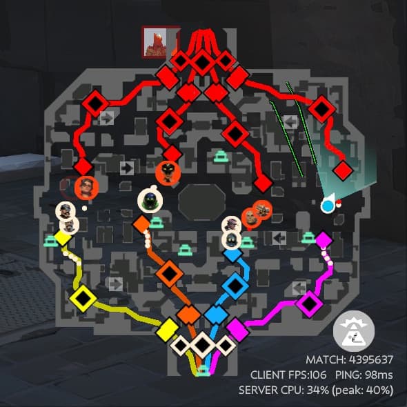 Rysunki Deadlock Minimap