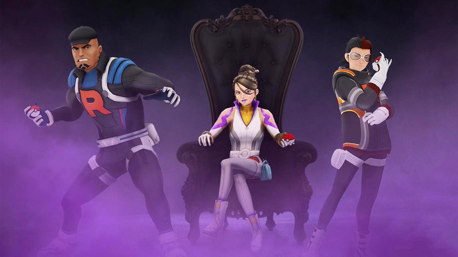 Pokémon Go Team Rocket Leaders