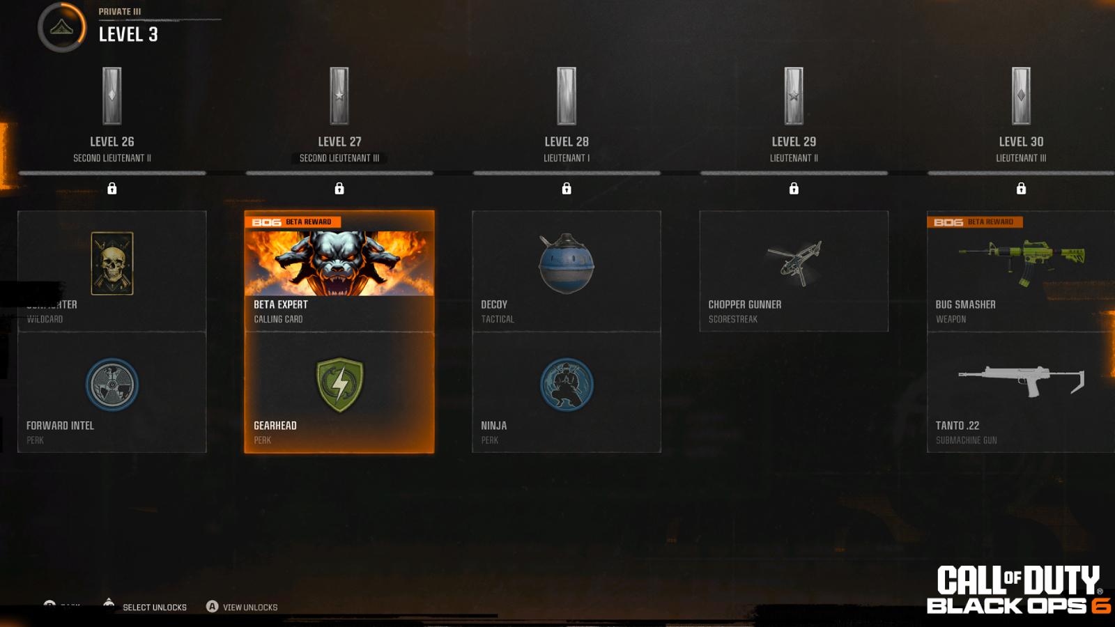 Black Ops 6 Level Progression System.