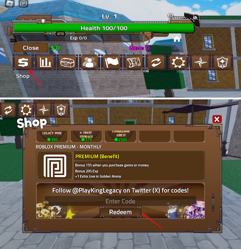 use king legacy codes in roblox