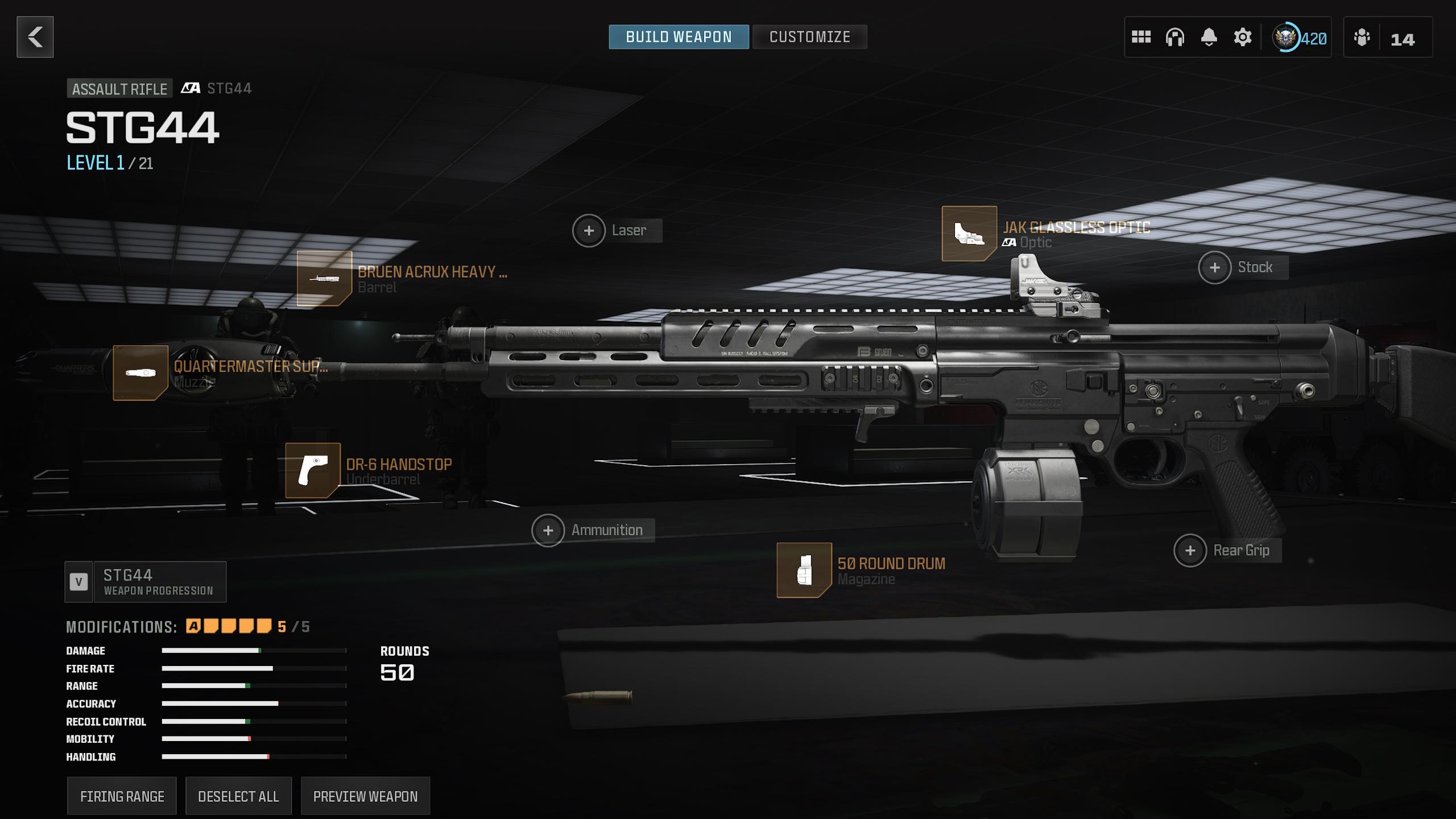 Il miglior equipaggiamento STG44 da usare in Warzone.