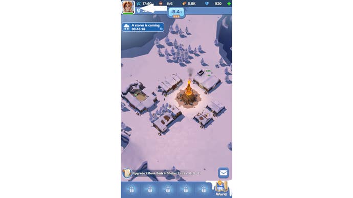 The avatar is located at the top left