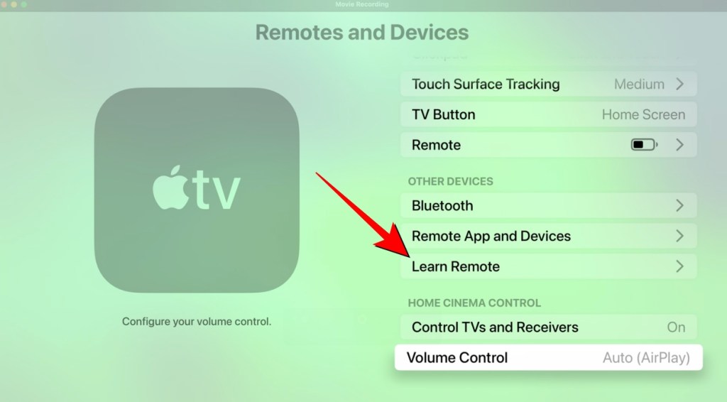 Select Learn more about remote controls and devices