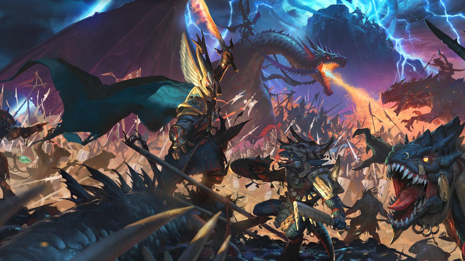 Illustration promotionnelle de Total War: WARHAMMER II