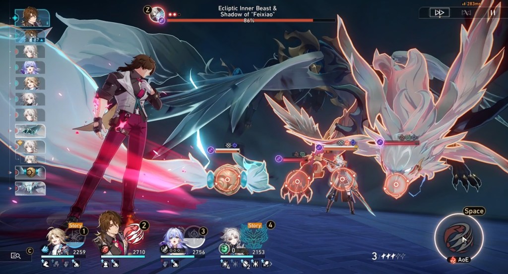 Najlepsze postacie do walki z bossem Shadow of Feixiao HSR
