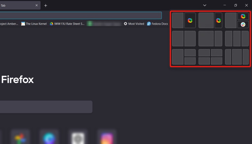 Snap-lay-outs