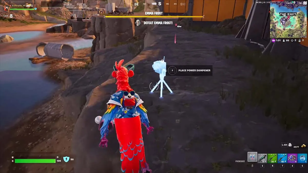 Configurazione dell'ammortizzatore di potenza di Fortnite