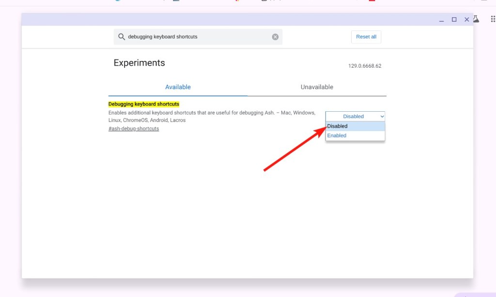 Debugging Keyboard Shortcuts 2: Disable Chromebook Touchscreen