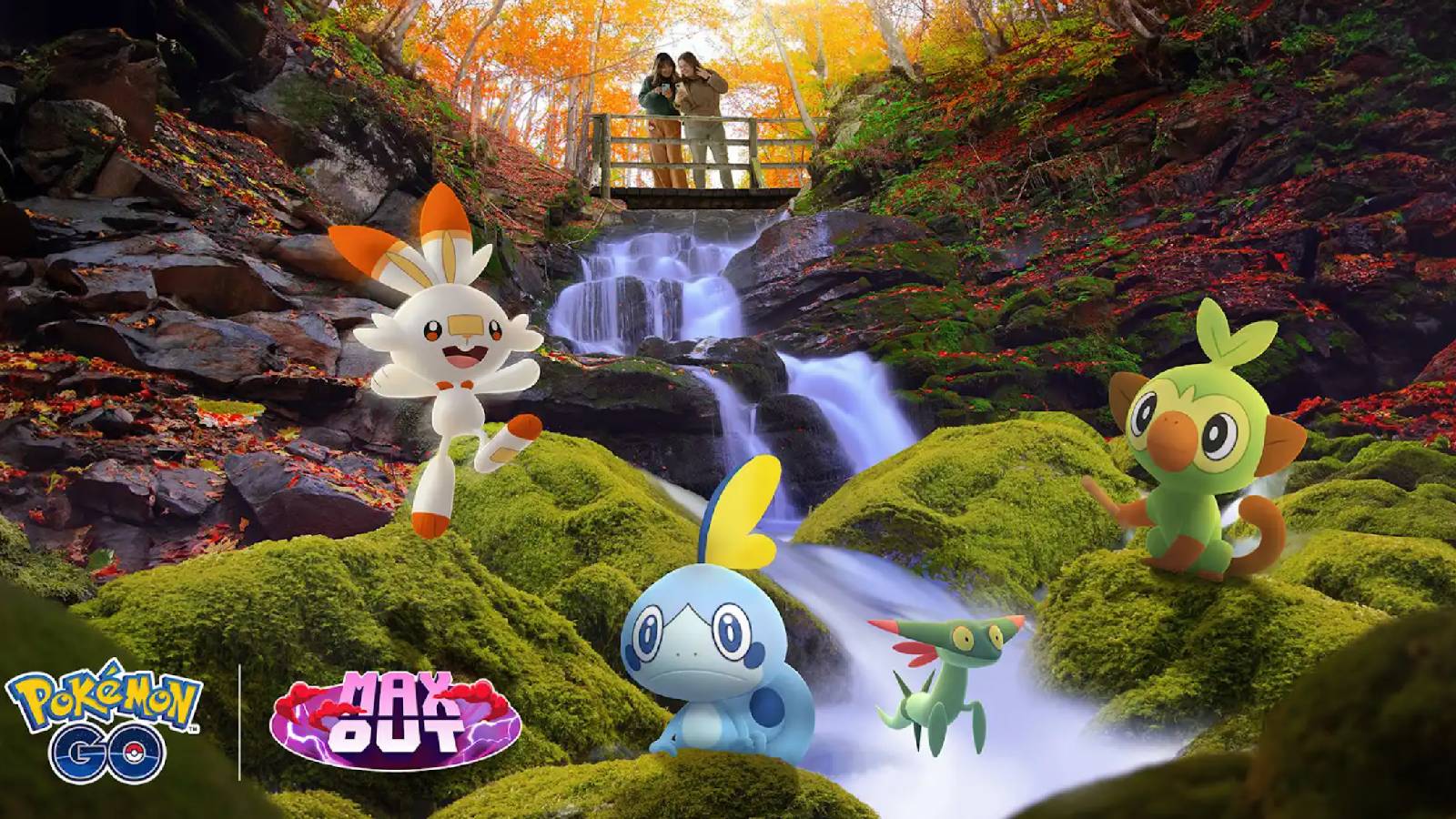 Pokemon Go Max Out Season Key Art Shows Scorbunny, Sobble, Grookey, and Dreepy