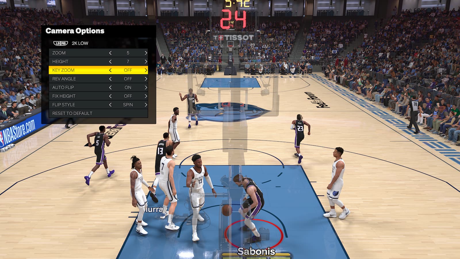 NBA 2K25 Camera Settings