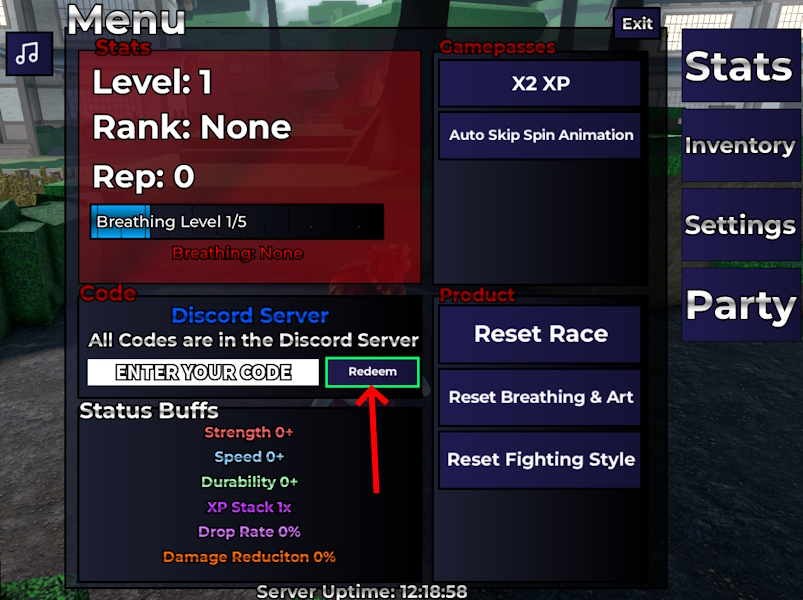 Redeem Codes in Weak Legacy 2