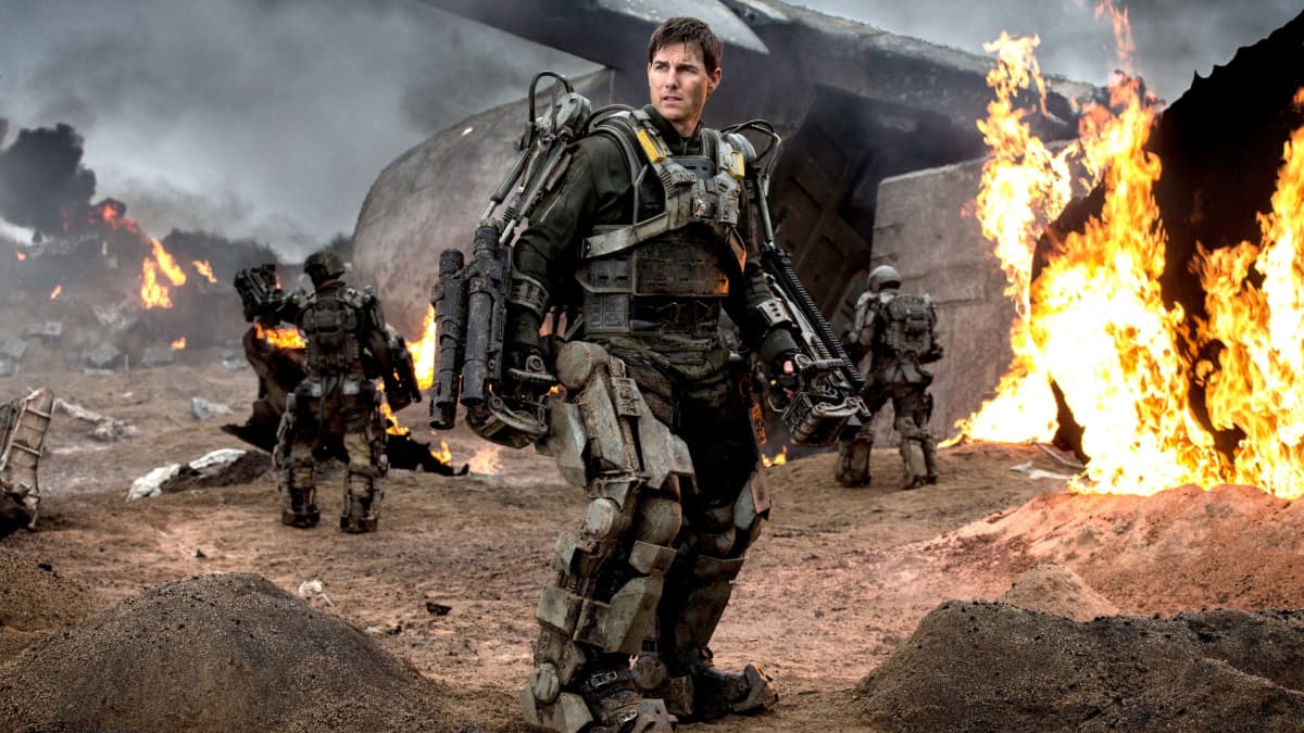 Tom Cruise nei panni di William in Edge of Tomorrow, ora su Netflix