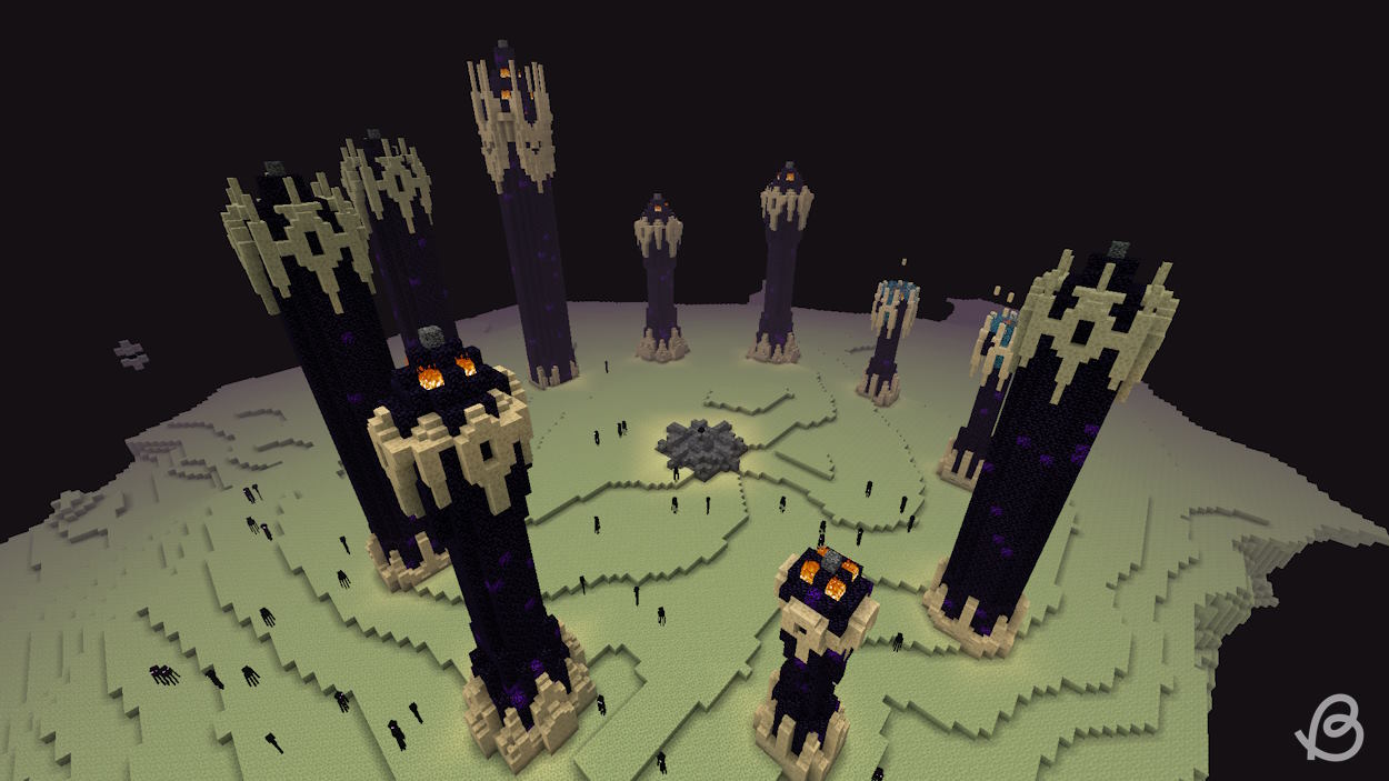 Île Central End dans le mod BetterEnd qui pourrait être une idée pour la mise à jour End dans Minecraft
