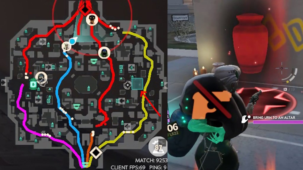 Emplacement de l'autel spirituel dans Deadlock