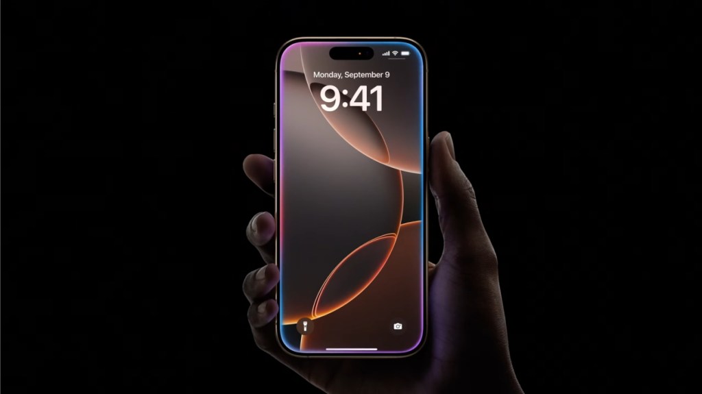 iPhone 16 Pro Max screen