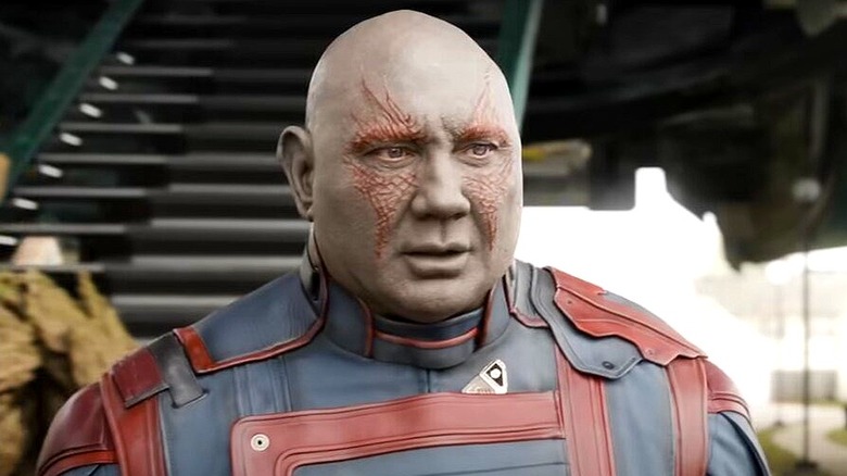 Drax en uniforme