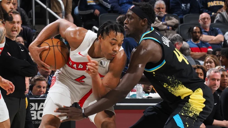Scottie Barnes and Pascal Siakam Scottie Barnes and Pascal Siakam