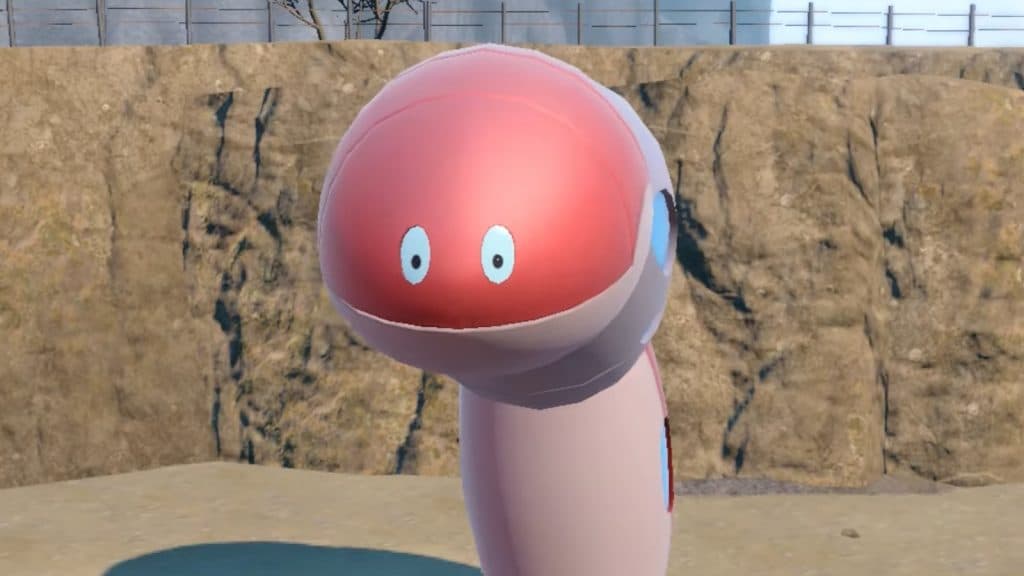 Orthworm titan battle from Pokemon Scarlet & Violet.