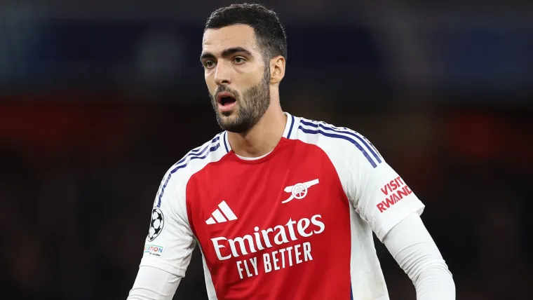 El centrocampista del Arsenal Mikel Merino El centrocampista del Arsenal Mikel Merino
