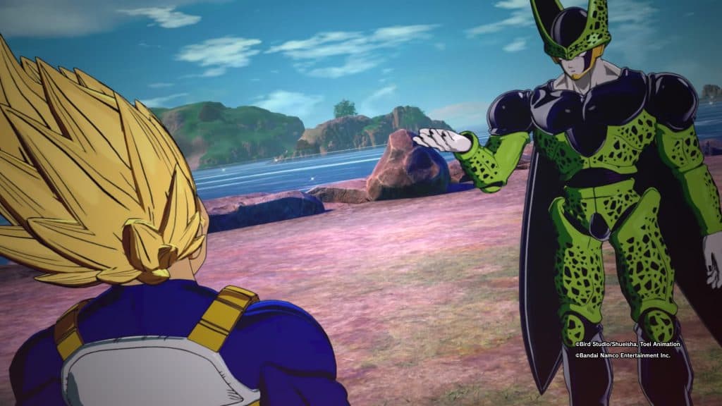 Dragon Ball Sparking Zero Vegeta và Cell
