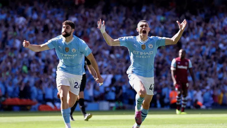 Josko Gvardiol y Phil Foden