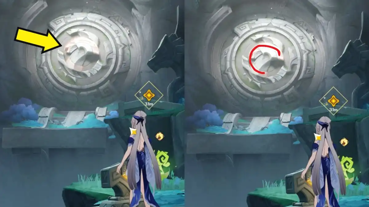 Genshin Impact wheel rotation