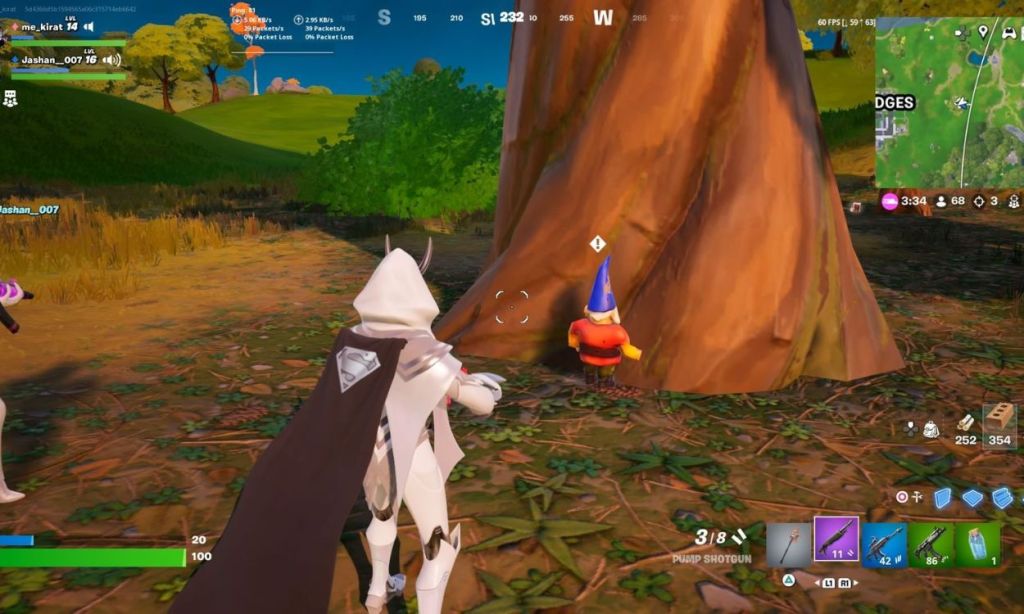 Tree Gnome – East of Holly Hedges w Fortnite Remix, rozdział 2