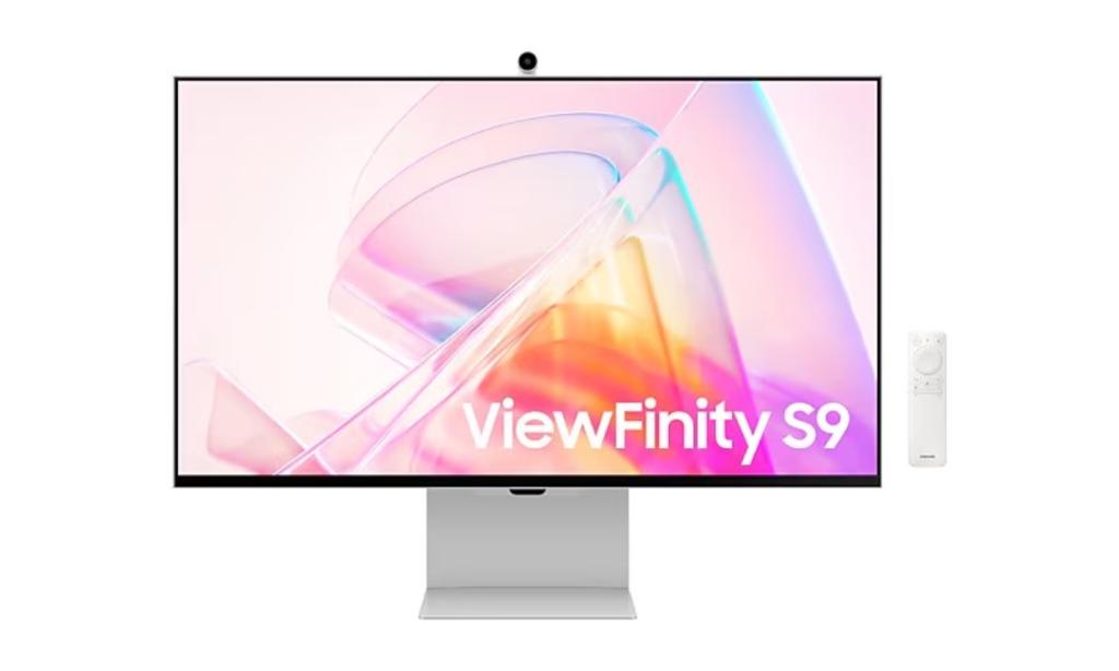 Imagen del producto Samsung ViewFinity S9 desde el frente con fondo blanco