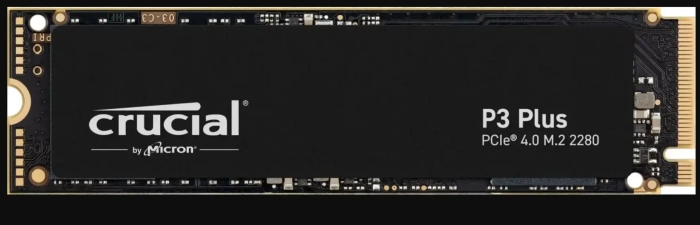 zdjęcie produktu dysku SSD Crucial P3 Plus z białym tłem