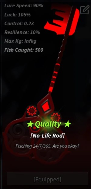 Pas de vie Rod Fisch