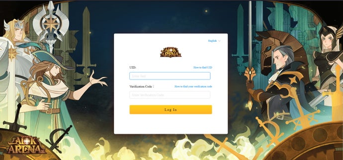 Pudełko realizacji kodu AFK Arena