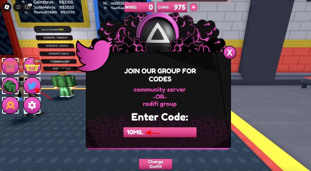 Roblox Squid Game X Codes (December 2024)