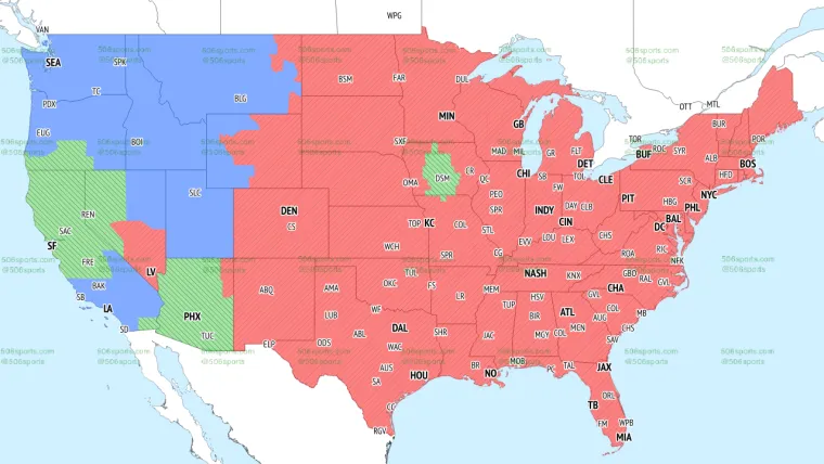 1736042405 700 NFL Week 18 coverage map CBS Fox TV schedule Bryan.webp