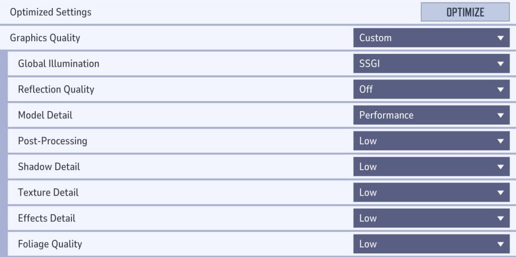 marvel rivals graphics settings