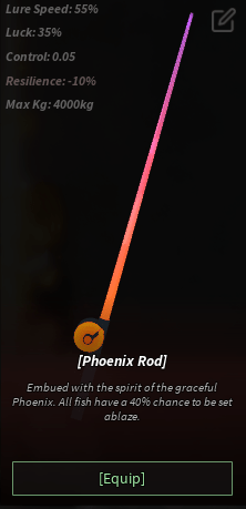 Phoenix Rod Stats Fisch