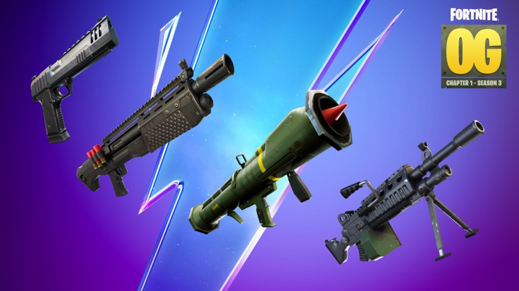 Fortnite OG Chương 1 Vũ khí mùa 3