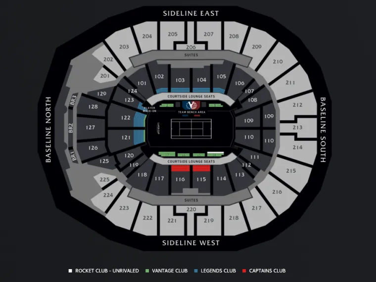 Laver Cup seat map Laver Cup seat map