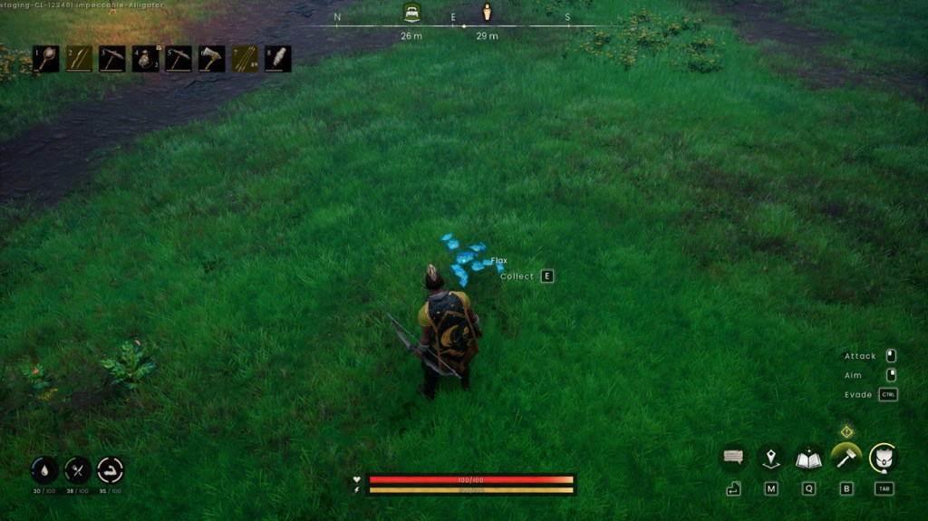 Thu thập hạt lanh trong Runescape Dragonwilds
