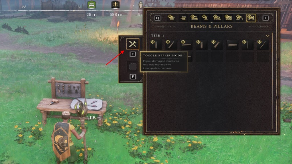 Move structure in RuneScape Dragonwilds