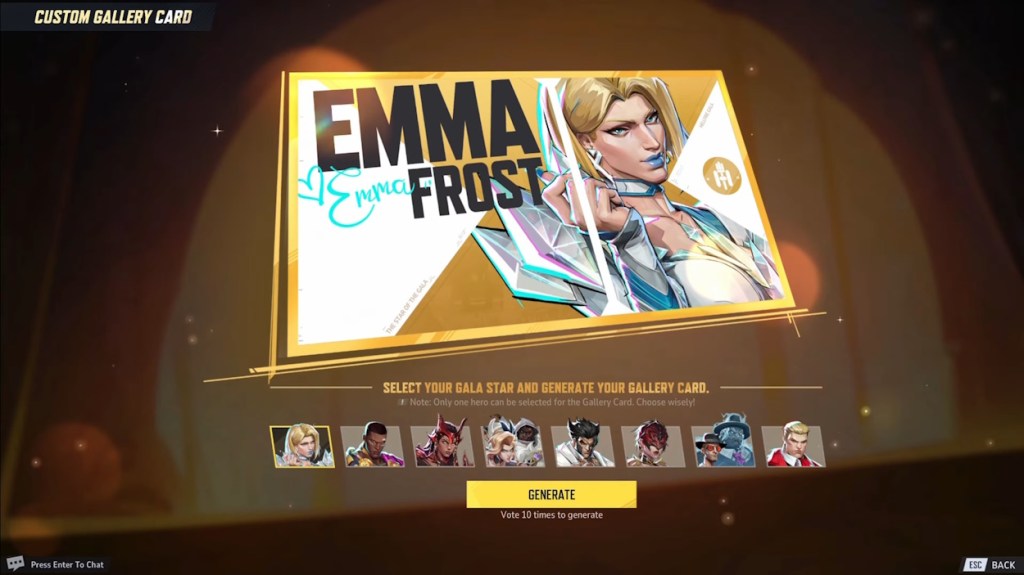 Hellfire Gala Moments Emma Frost Gallery Card