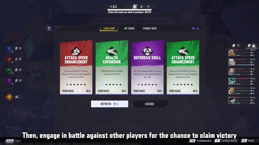 Marvel Rivals Ultron’s Battle Matrix Protocol card shop