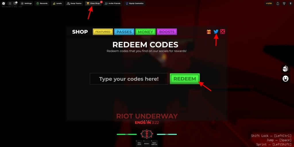 Asylum Life Codes
