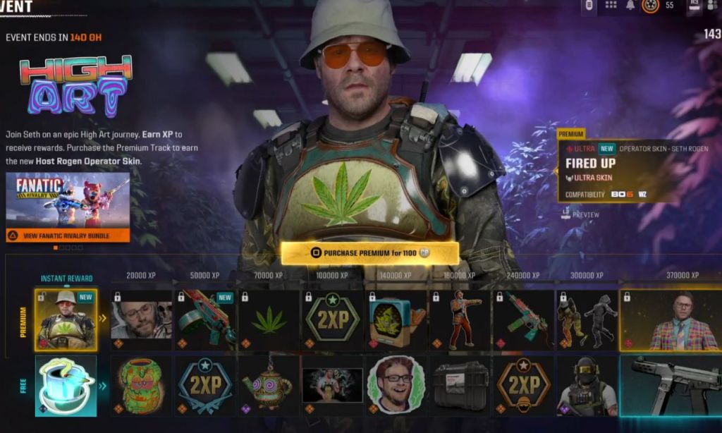 High Art event screen in Black Ops 6