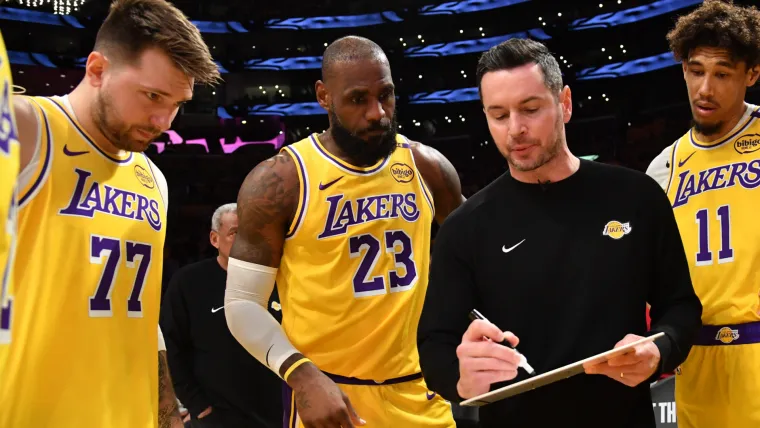 LeBron James Luka Doncic JJ Redick LeBron James Luka Doncic JJ Redick