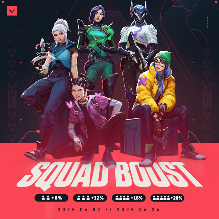 Valorant Squad XP Boost