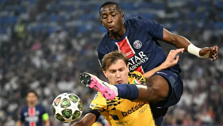 Willian Pacho PSG Champions League 2025 Willian Pacho PSG Champions League 2025